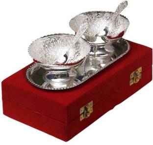 Arsalan Silver Plated Serving Bowl Silverous Serving