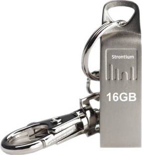 Strontium Ammo USB Flash Drive 16 GB Pen Drive Compatible with Desktop Computer, Audio Player, Television, Laptop USB 2.0 Metal Case