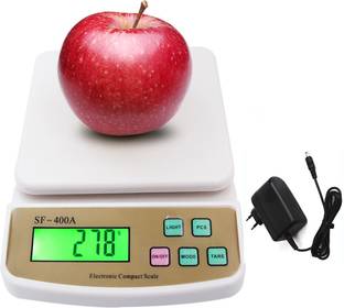 Xhaiden 2g to 10kg Digital Kitchen Multipurpose With Adapter Weighing Scale