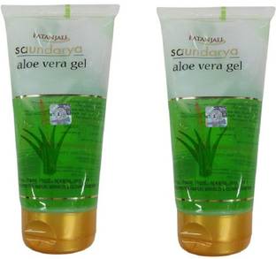পতঞ্জলি SAUNDARYA ALOE VERA GEL 60ML (pack of 2)  ফেস ওয়াশ