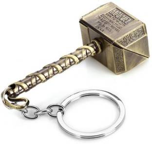 BOOSTY GOLD Thor Hammer Keychain Locking Key Chain