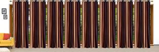 Stella Creations 214 cm (7 ft) Polyester Door Curtain (Pack Of 8)
