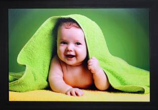 saf Baby Texture Effect With UV Canvas 14 inch x 20 inch Painting