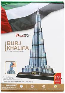 Cubicfun Burj Khalifa 3d Jigsaw Puzzle