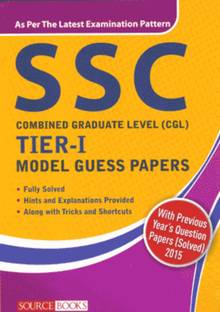 SSC Combined Graduate Level (CGL) TIER-I, Model Guess Paper