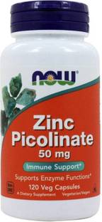 Now Foods Zinc Picolinate - 50mg 120 Capsules