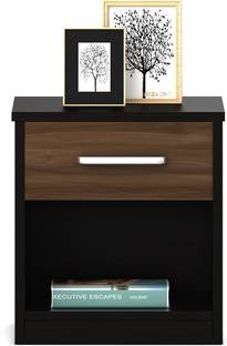 SPACEWOOD Engineered Wood Bedside Table