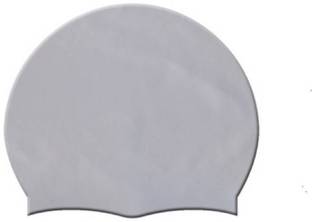 Leosportz Unisex-Kids & Adults Adjustable Plain Flat Silicone Swimming Cap Swimming Cap