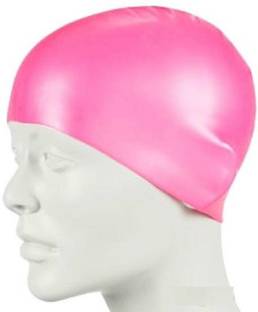 Leosportz Unisex-Kids & Adults Adjustable Plain Flat Silicone Swimming Cap Swimming Cap