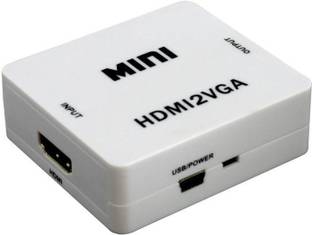 microware Mini HDMI 2 VGA Converter M S D Media Streaming Device