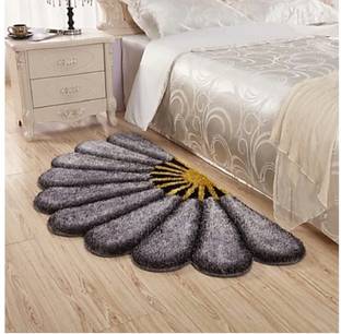 JUSTWAY Grey Polyester Runner