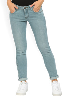 Wrangler Slim Women Blue Jeans - Buy 