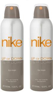 NIKE Man Up or Down Deodorant Spray for Men 200ML Each (Pack of 2) Deodorant Spray  -  For Men