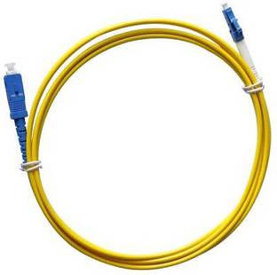 ANDTRONICS Ethernet Cable 5 m Simplex Single Mode SC to LC Optical Fiber Patch Cord Cable SC/PC - LC/PC 5M