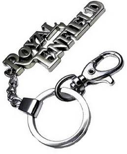 गिफ्टशूब Silver Royal Enfield key chain, key bunch की-चेन
