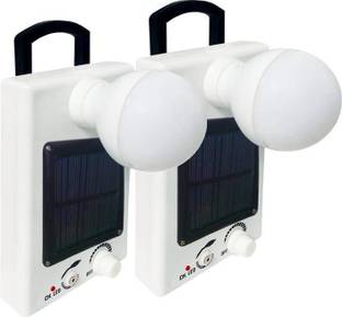 Sahu Lite solar 12 LED Bulb with charger - Set of 2 2 hrs Lantern Emergency Light