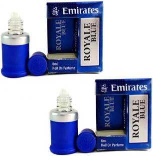 Emirates Royale Blue Floral Attar LONG LASTING PACK OF 2 PC Floral Attar