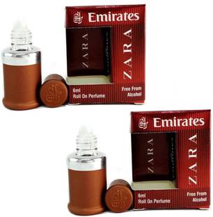 Emirates Zara Floral Attar LONG LASTING PACK OF 2 PC Floral Attar