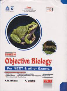 DINESH OBJECTIVE BIOLOGY (1+2+3= VOL. SET ) ( FREE WITH PREVIOUS YEAR PAPER )