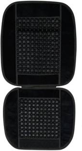 AuTO ADDiCT Black Leatherite Car Pillow Cushion for Jaguar