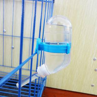 Sage Square Leak Proof Water Feeder for Hamster / Dwarf / Gerbil / Mice / Guinea Pig / Ferret / Rabbit Round Plastic Pet Bottle