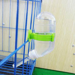 Sage Square Leak Proof Water Feeder for Hamster / Dwarf / Gerbil / Mice / Guinea Pig / Ferret / Rabbit Round Plastic Pet Bottle