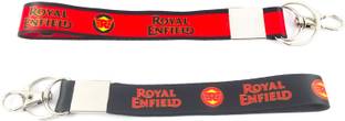 ShopTop New Royal Enfield Fabric Id Tag Combo Locking Key Chain