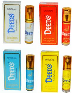 Almas DEEDS Color Smart Combo ( Pack of 4) Perfume  -  32 ml