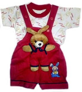Baby Blossom Boys Party(Festive) Dungaree T-shirt