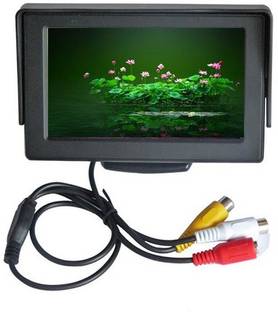 TREST Car Rear View Monitor, 4.3 Inch TFT LCD Digital Color Camera Monitor 800x480 High Definition Screen Rotatable Vehicle Backup System Reverse Assist Camera System