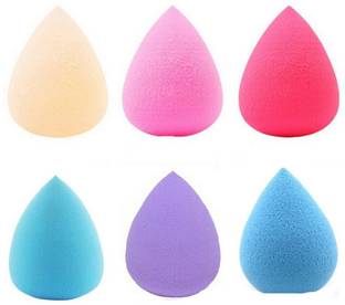HBO 6pcs Blender Puff Combo Multicolor