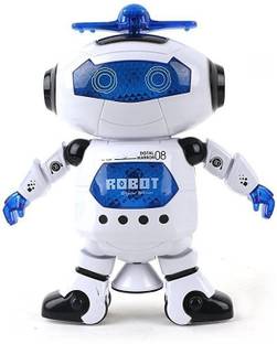 Generic Naughty Dancing Robot with 3D light & music-Batteries Oprated