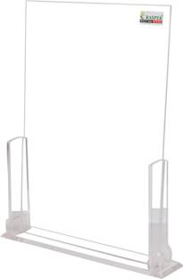 RASPER 1 Compartments Acrylic Acrylic Display Stand Paper Holder (A4 Portrait Size) SDA4118
