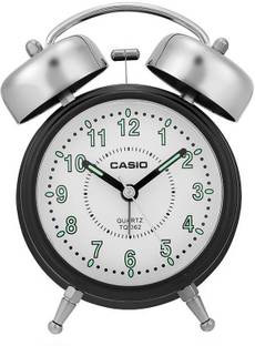 CASIO Analog White, Black Clock