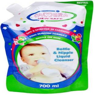 BABIQUE Baby Bottle And Nipple Liquid Cleanser for Fruits, Bottles,sippers, Accessories & Toys (700 ml Refill pack) (White)