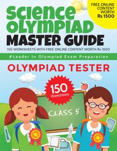 Science Olympiad Master Guide - Class 5  - 150 Worksheets with Free Online Content worth Rs 1500