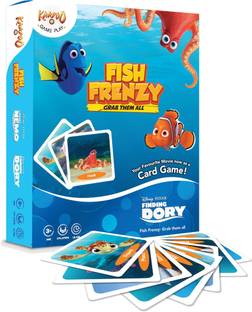 Kaadoo Disney-Fish Frenzy-Finding Dory Card Game Strategy & War Board Game