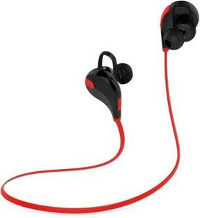 M-STARK Mi Redmi Note 4G Compatible Certified Captcha Bluetooth 4.1 Wireless Stereo Sport Headphones Headset Running Jogger Hiking Exercise Sweatproof Hi-Fi Sound Hands-free Calling ( Red ) Bluetooth