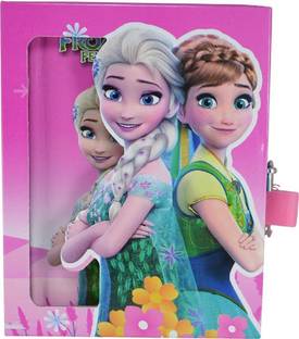 TECHNOCHITRA FRROZAN DESIGN SECRET PERSONAL DIARY WITH LOCK & KEY Regular Diary Single 100 Pages