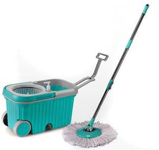 Dreamline Super Wheels Magic Mop Bucket with Extra Mop Refill Mop Rod