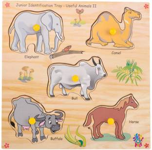 SKILLOFUN Junior Identification Tray Useful Animals II