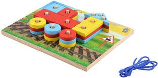 SKILLOFUN Peg A Puzzle - Train