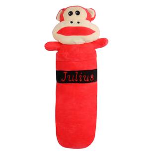 Skylofts 55cm Naughty but Cute Monkey Bolster Pillow Animal Cushions For Living Room & Kids Rooms Home Décor  - 55 cm