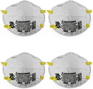 3M Particulate Respirator 8210, N95 Mask, NIOSH Approved (Pack of 4)