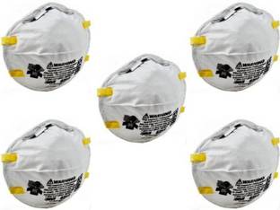 3M Particulate Respirator 8210, N95 Mask, NIOSH Approved (Pack of 5)