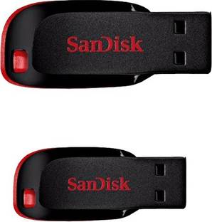 SanDisk Combo of 16 GB Pen Drive 16 GB Pen Drive Compatible with Desktop Computer, Tablet, Television, Laptop USB 2.0 Plastic Case