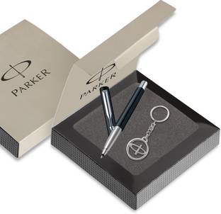 PARKER Vector Standard Roller Ball Pen With Parker Key Chain Pen Gift Set