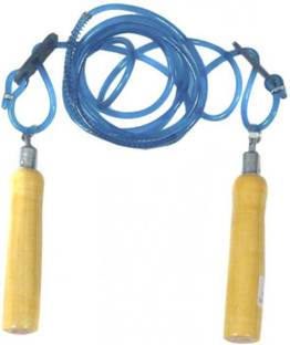 Leosportz Adjustable Freestyle Wooden Skipping Rope Jump Rope Without Harmful plastic for your kids Freestyle Skipping Rope