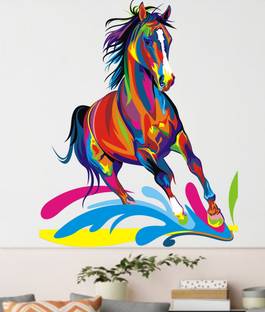 Happy Walls Animals Multicolor Wallpaper