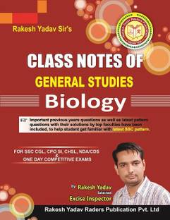 Class Notes Of General Studies Biology By Rakesh Yadav